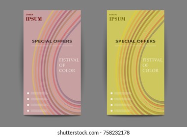 Vertical business card print template. Personal business card with company logo. Black and yellow colors. Clean flat design. Vector illustration. Business card mockup