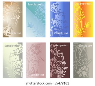 Vertical business cards