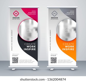 vertical business rollup banner design