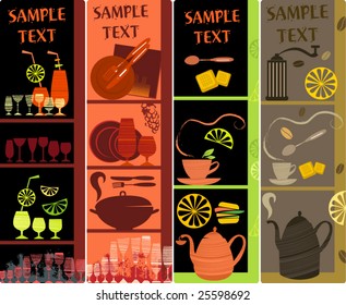 Vertical cafe banners