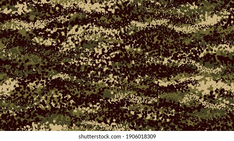 Vertical camouflage background. Seamless pattern vector.