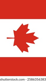 Vertical Canada Flag Vector Images