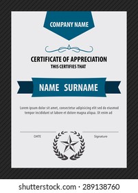 vertical  certificate template,diploma,Letter size ,vector