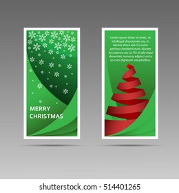 Vertical Christmas banner