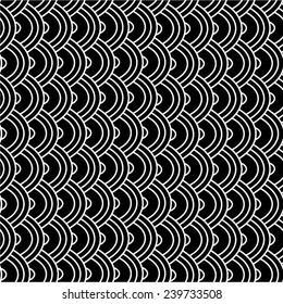 vertical circular pattern, seamless geometric background, vector.