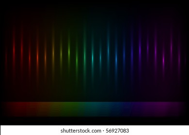 Vertical color lights background with copy space.
