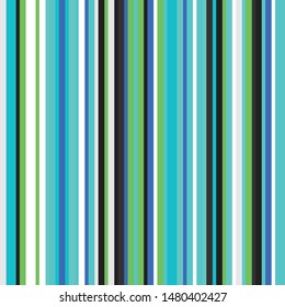 Vertical colored bands. Vector seamless texture. Modern stylish texture. Repeated geometric pattern with parallel bands.