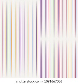 Vertical colorful lines pattern. Repeat straight stripes texture background