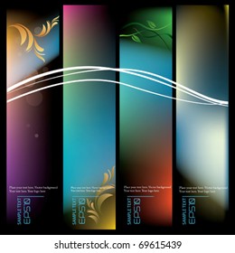 Vertical corporate banner