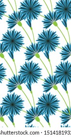 vertical cover. blue flowers on white background.  Fashionable bright templates for social networks, media stories, Wallpapers, banners, posters