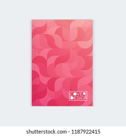 Vertical cover template a4  a5. Wavy abstract design for the design of booklet, postcard, flyer, poster, website.