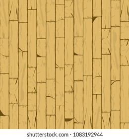 Vertical Cracked Bamboo Wall Background in Biscotti Shade