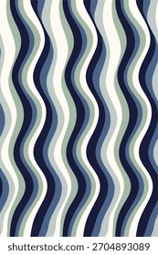 Vector de rayas curvas de Vertical, patrón de líneas onduladas, fondo minimalista colorido. Diseño gráfico de fondo de Anuncio o tarjeta. Textura de rayas Abstractas, Imagen de líneas onduladas.