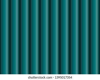 Vertical dark turquoise metal polished pipe. The ducts for the organ. Construction seamless pattern.