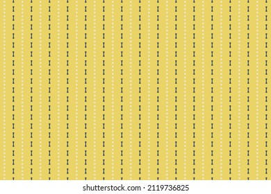 Vertical of dash line. Seamless design 
 dots and bow tie white and blue on yellow background. Design print for illustration, texture, textile, wallpaper, background. Set 9