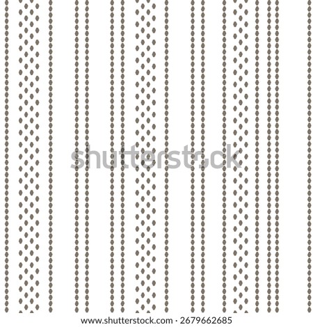 Vertical Dashed Hexagon Stripes.
Seamless Pattern with Vertical Hexagonal Dot Stripes.
Abstract Geometric Background with Repeating Hexagon Lines.
Elegant Graphic Pattern, Seamless Hexagonal Dot Lines