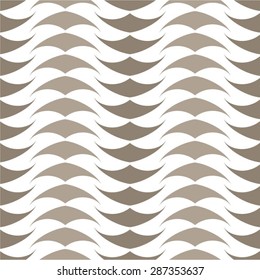Vertical decorative pattern of the triangle seamless vector background.