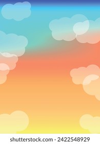 Vertical, delicate, unobtrusive quiet background for social media vector image