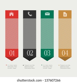 Vertical design template infographics and websites or design graphic for business. Vector EPS10