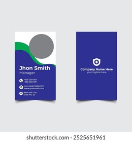vertical Doctor Business Card Design