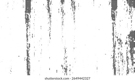 Vertical Drip Grunge Texture Vector for Urban Poster and Edgy Graphic Design Background