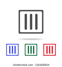 vertical drying icon. Elements of washing in multi colored icons. Premium quality graphic design icon. Simple icon for websites, web design, mobile app