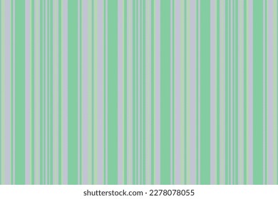 Vertical fabric vector. Textile stripe pattern. Background seamless lines texture in pastel and green colors.