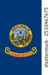 Vertical Flag of Idaho, Vertical Idaho Flag