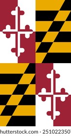 Bandeira Vertical de Maryland, Bandeira Vertical de Maryland