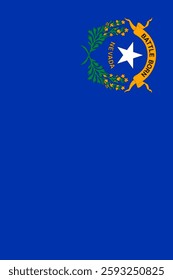 Vertical Flag State of Nevada