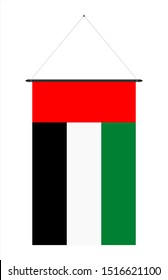 vertical flag of the uae svg