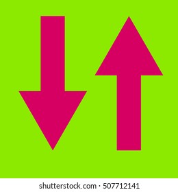 Vertical Flip Arrows .