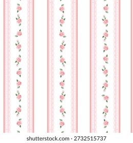  rayas florales Vertical