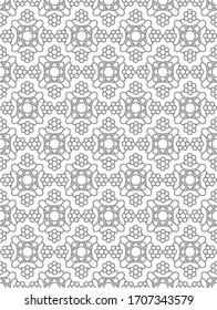 vertical flower cover. black and white monochrome seamless pattern. print, template. decorative background for printed products, packaging, textiles.