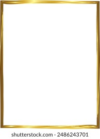 Vertical Frame Gold picture frame luxury golden frame gold border Golden vector framework banner decoration decorative element template isolated background frame picture art