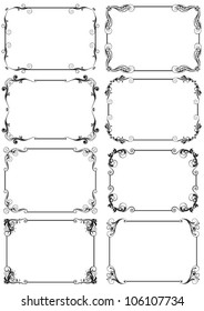 Vertical frame set
