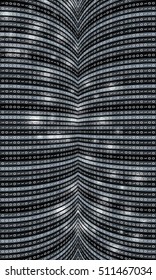 Vertical futuristic vector backdrop and binary code