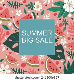Vertical geometric design template for summer-themed social media stories, featuring ample space for text. These summer background are suitable for banners, greeting cards, beach posters, and advertis
