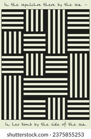 Vertical Geometric Poster For Your Interior :3