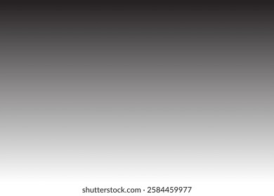 Vertical gradient backdrop. Smooth gray blend. Soft tonal shift. Vector background.