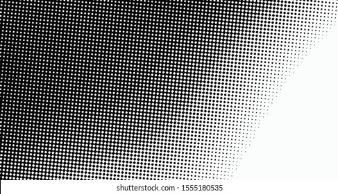 Vertical gradient halftone dots background for your designe. Pop art template, texture. Vector illustration Eps 10