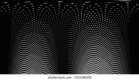 Vertical gradient halftone dots background for your designe. Pop art template, texture. Vector illustration Eps 10