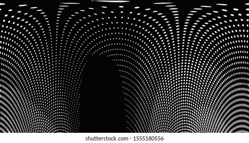 Vertical gradient halftone dots background for your designe. Pop art template, texture. Vector illustration Eps 10