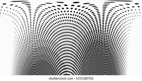Vertical gradient halftone dots background for your designe. Pop art template, texture. Vector illustration Eps 10