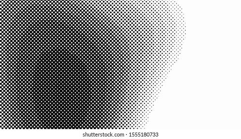 Vertical gradient halftone dots background for your designe. Pop art template, texture. Vector illustration Eps 10