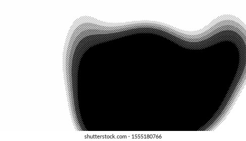 Vertical gradient halftone dots background for your designe. Pop art template, texture. Vector illustration Eps 10