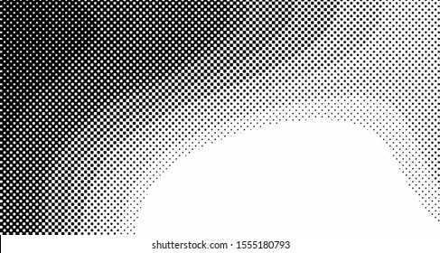 Vertical gradient halftone dots background for your designe. Pop art template, texture. Vector illustration Eps 10