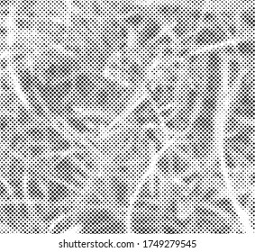 Vertical gradient halftone dots background. Pop art template, texture. Vector illustration