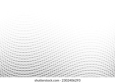 Vertical gradient halftone dots background. Pop art template, texture.