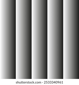 Vertical gradient stripes. Monochrome pattern design. Black and white bars. Vector abstract concept.